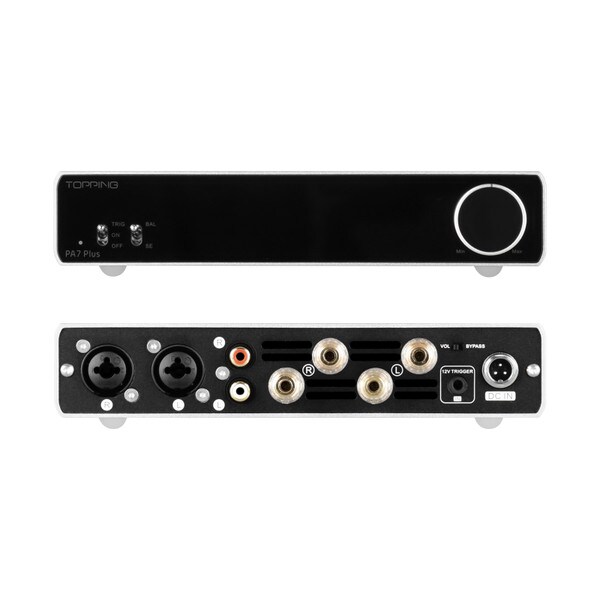 Main product image for Topping PA7 Plus Compact Desktop Amplifier with Balanced and Unbalanced Inputs 2x300 Watt220-212